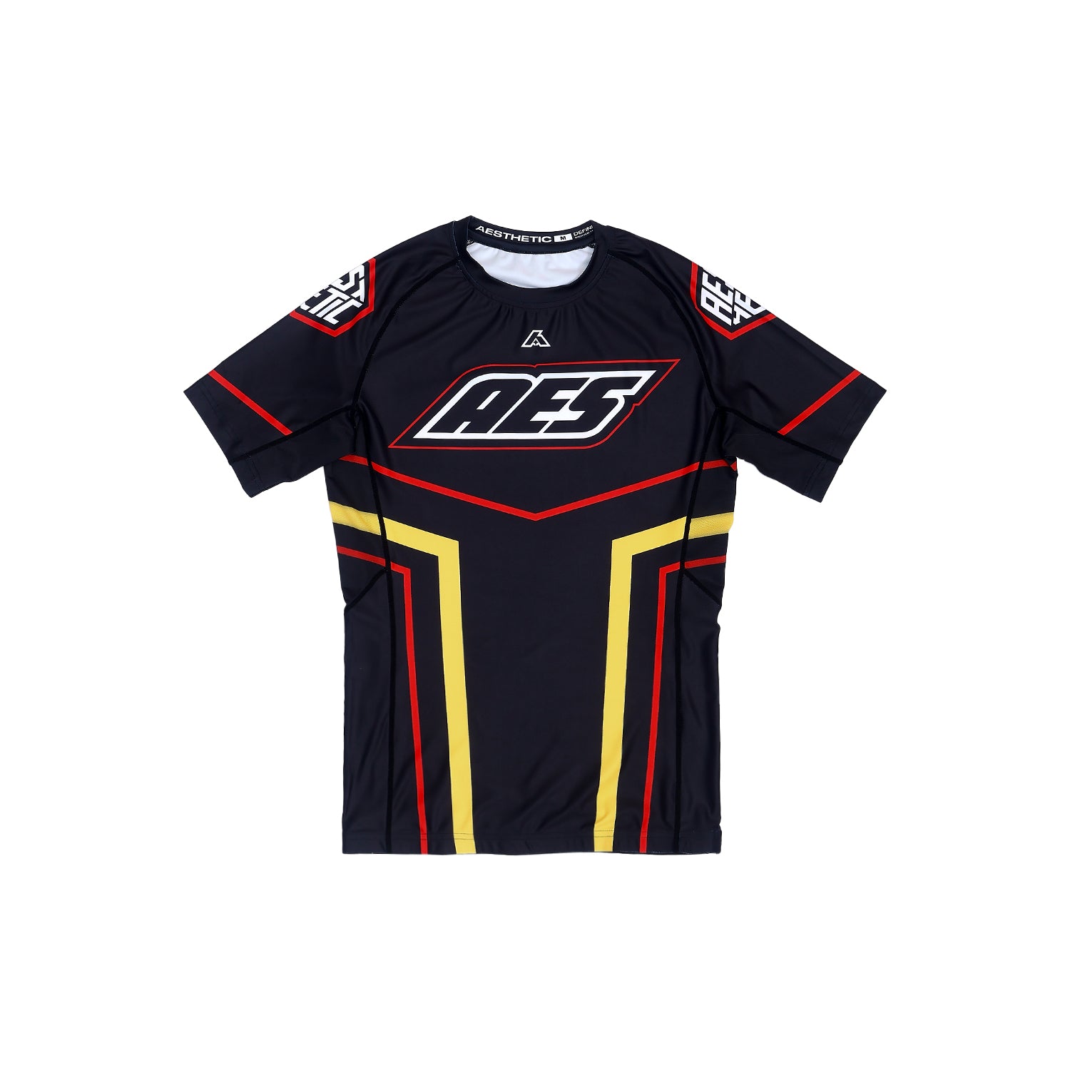 'Moto' Owen Jones Short Sleeve Rashguard (Black)