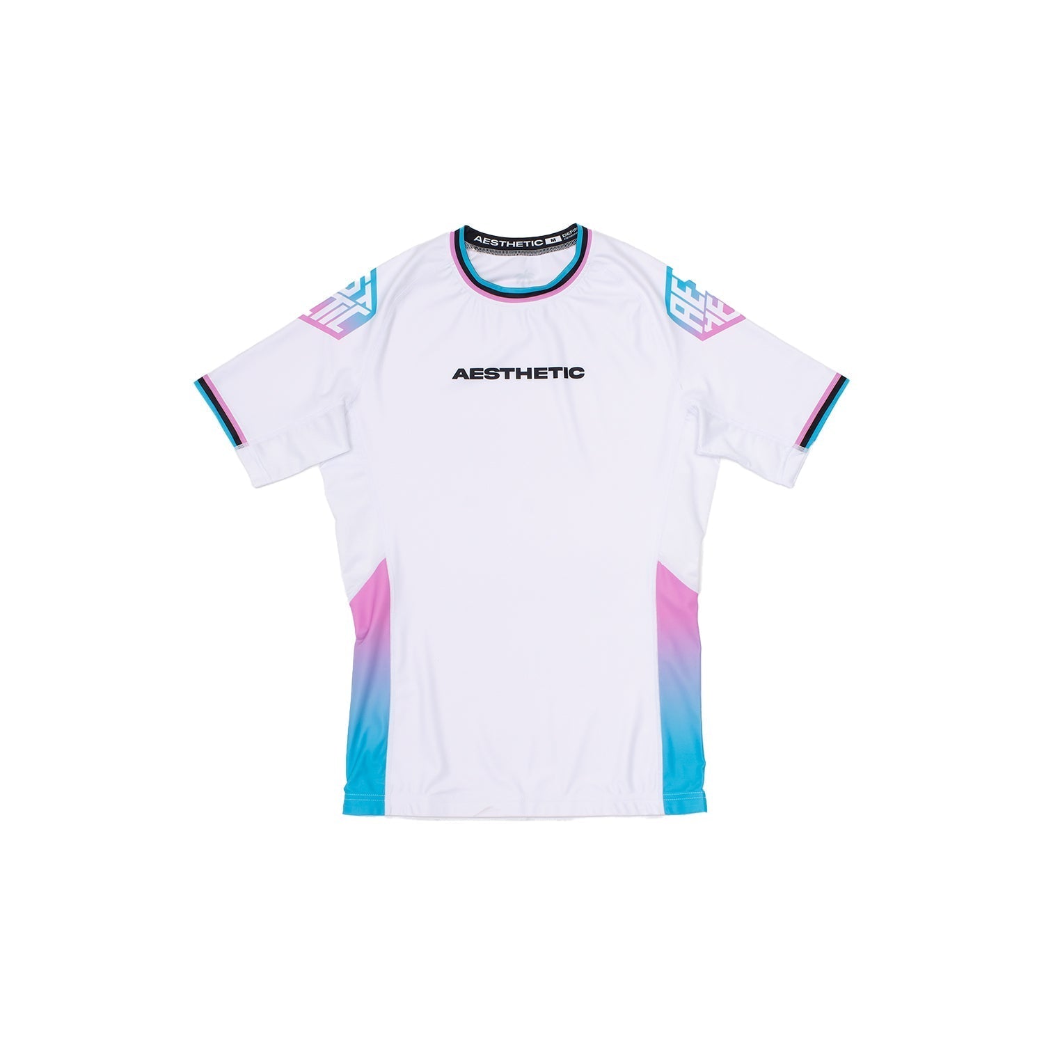 'Miami' Short Sleeve Rashguard (White)