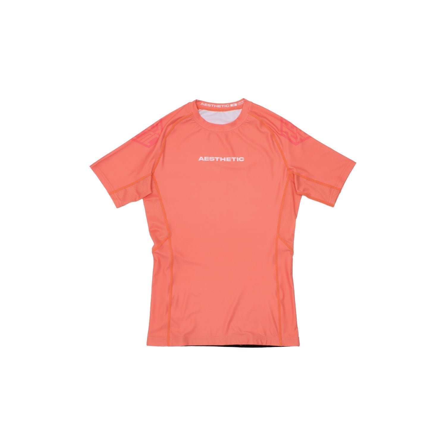 Pastel Coral Short Sleeve Rashguard