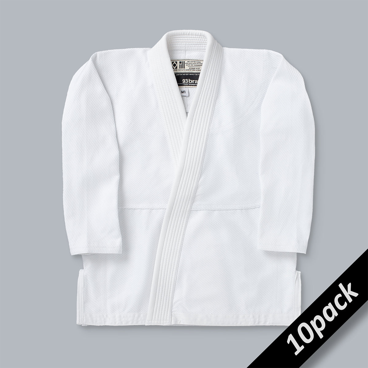 Standard Issue Kids Jiu Jitsu Gi - White (Heat Press 10pack)