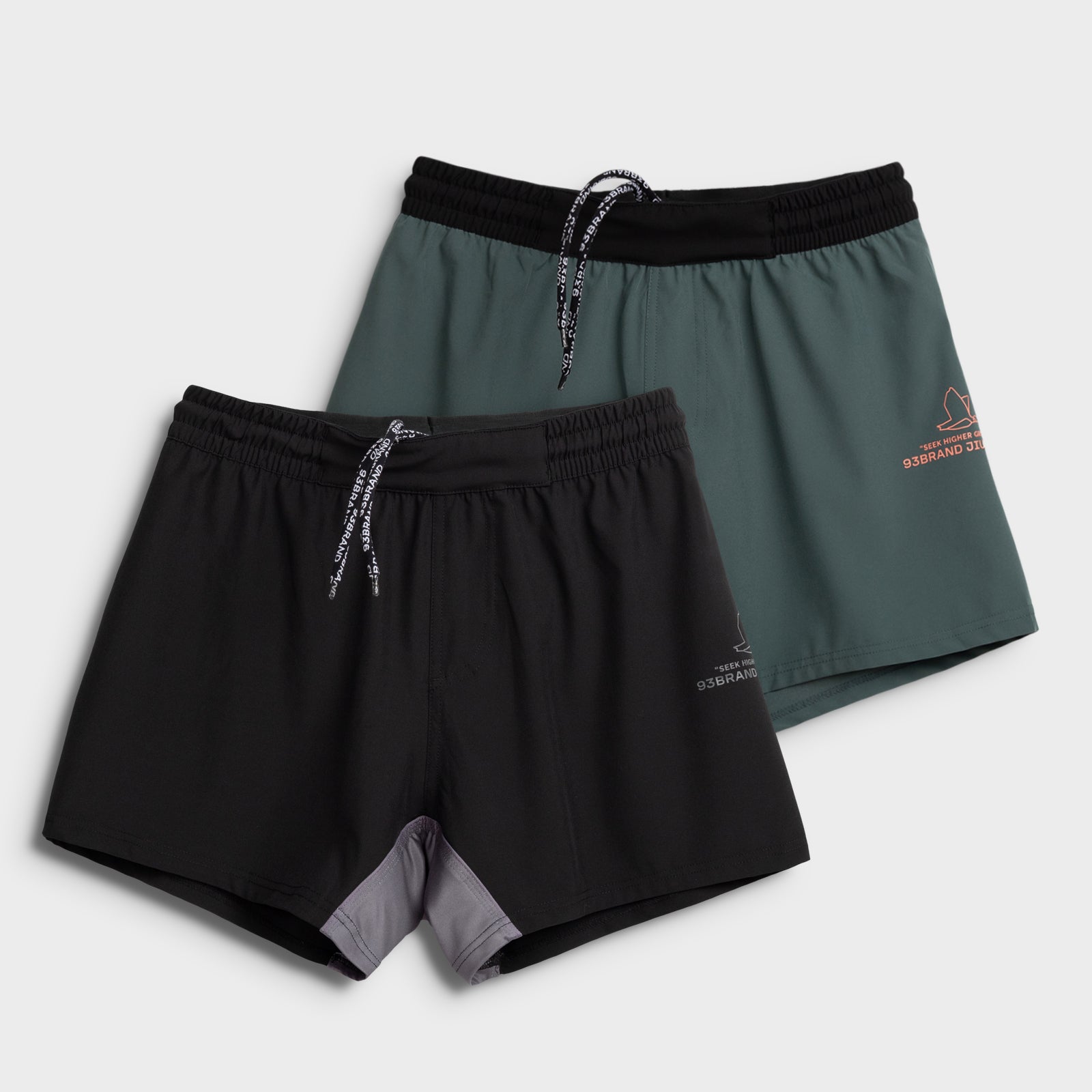 STANDARD ISSUE 2-Pack Shorts - Black/Kombu (5" and 6" inseam)
