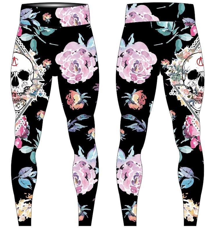Ladies rose leggings