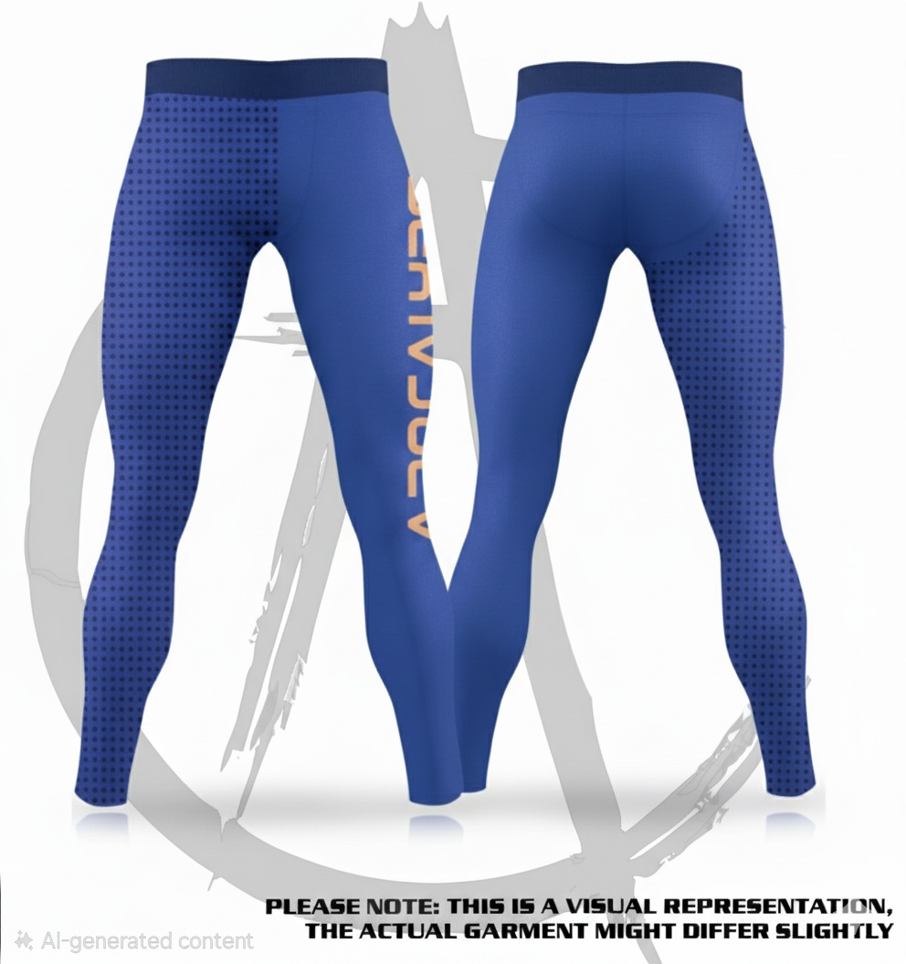 Mens blue leggings