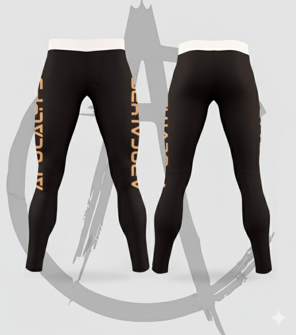 Mens black leggings