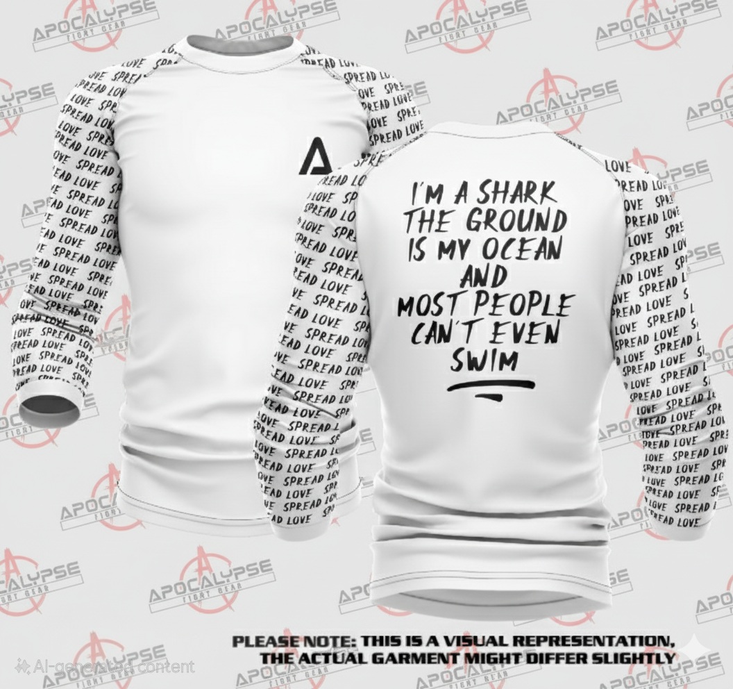 Im a shark long sleeve rash guard