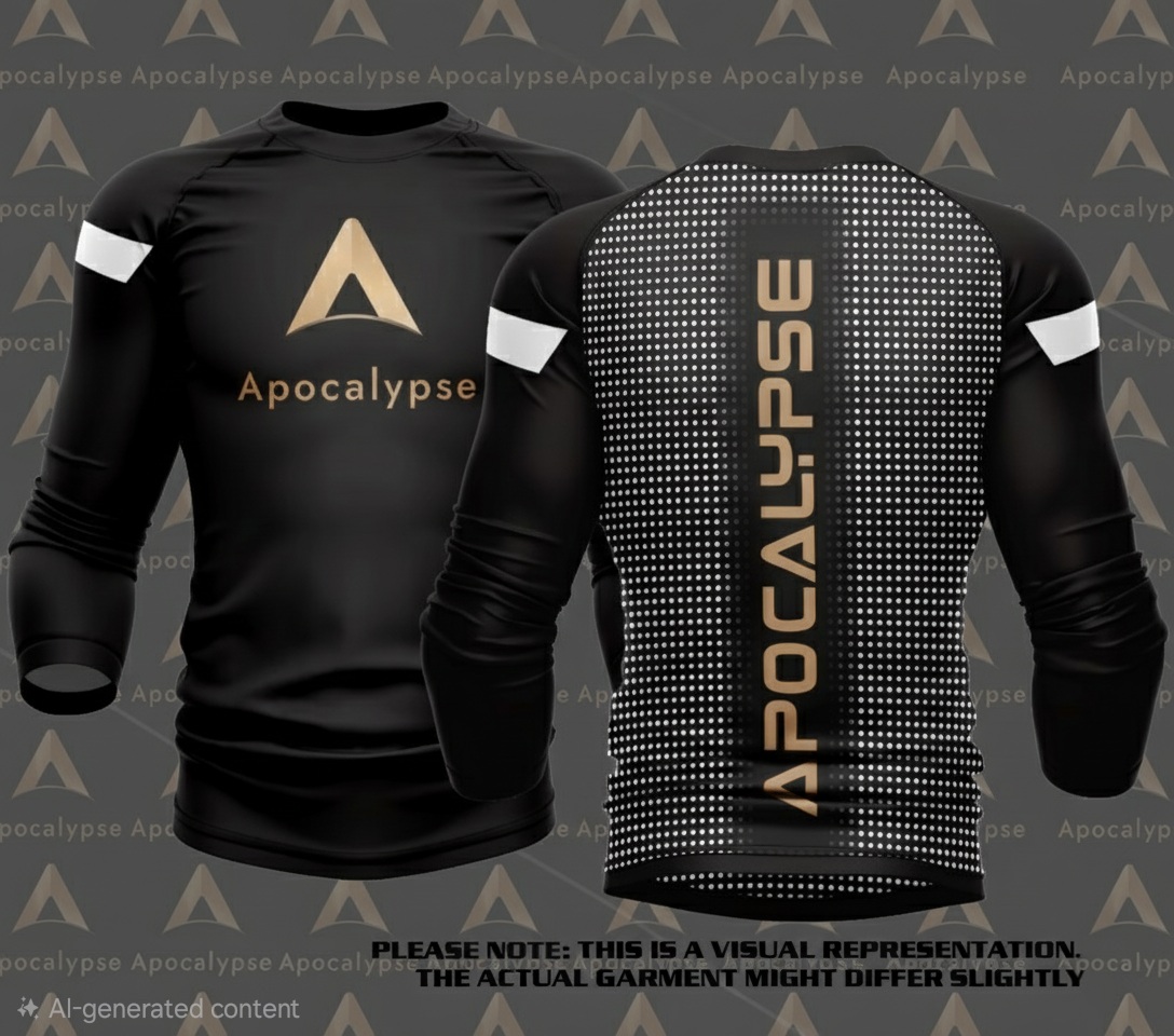 Kids Black Long sleev rash guard