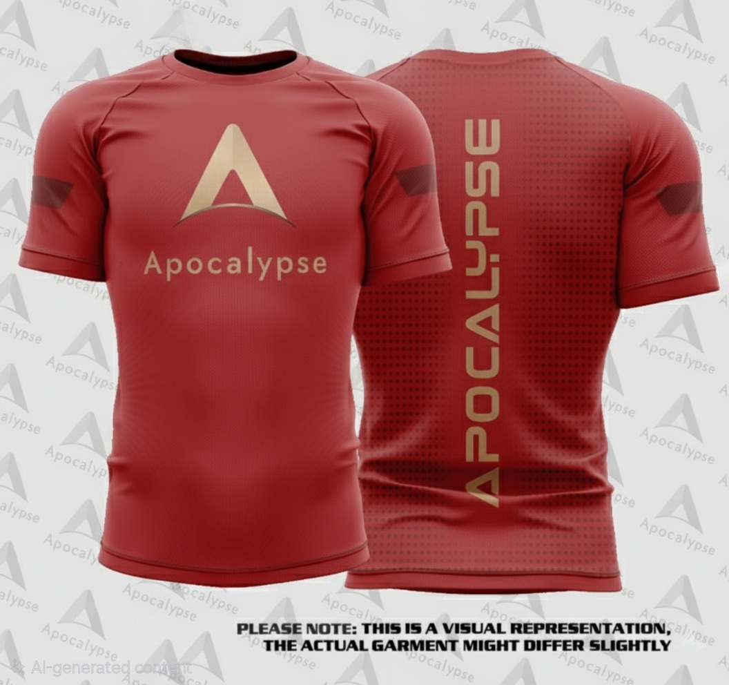 Kids Red Short sleev rash guard