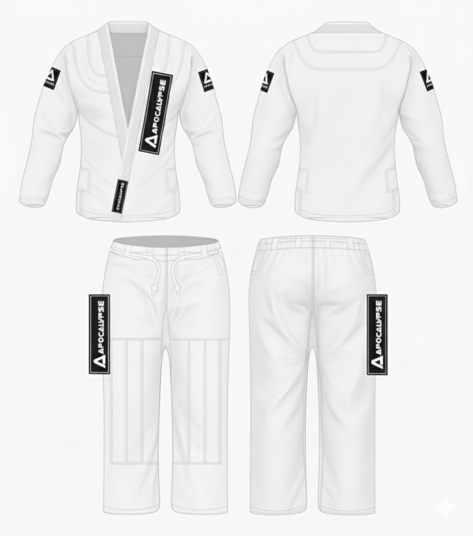White BJJ Gi