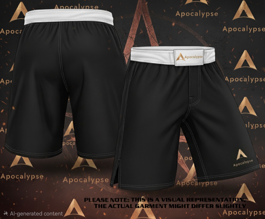 Kids Black MMA shorts