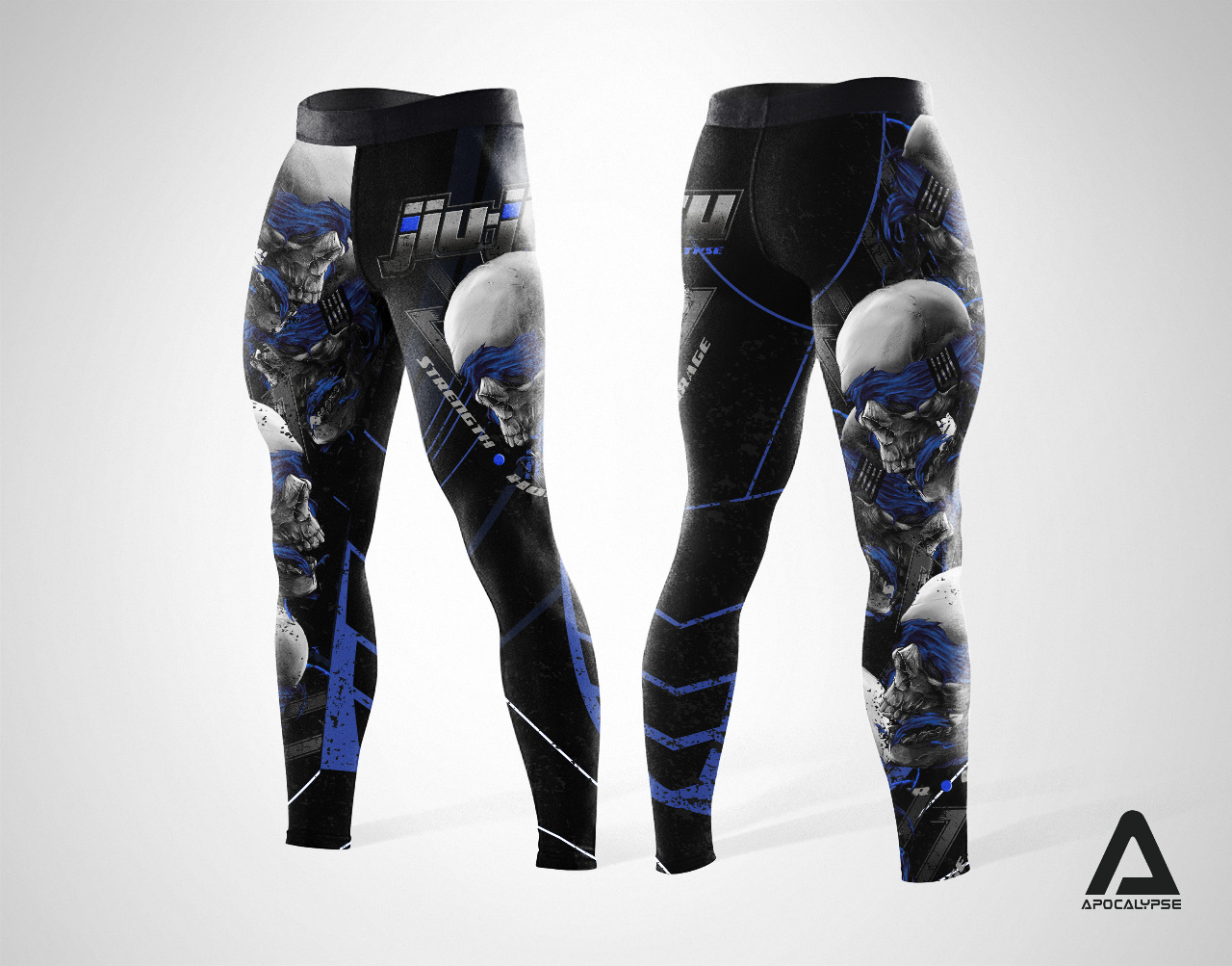Mens skull leggings