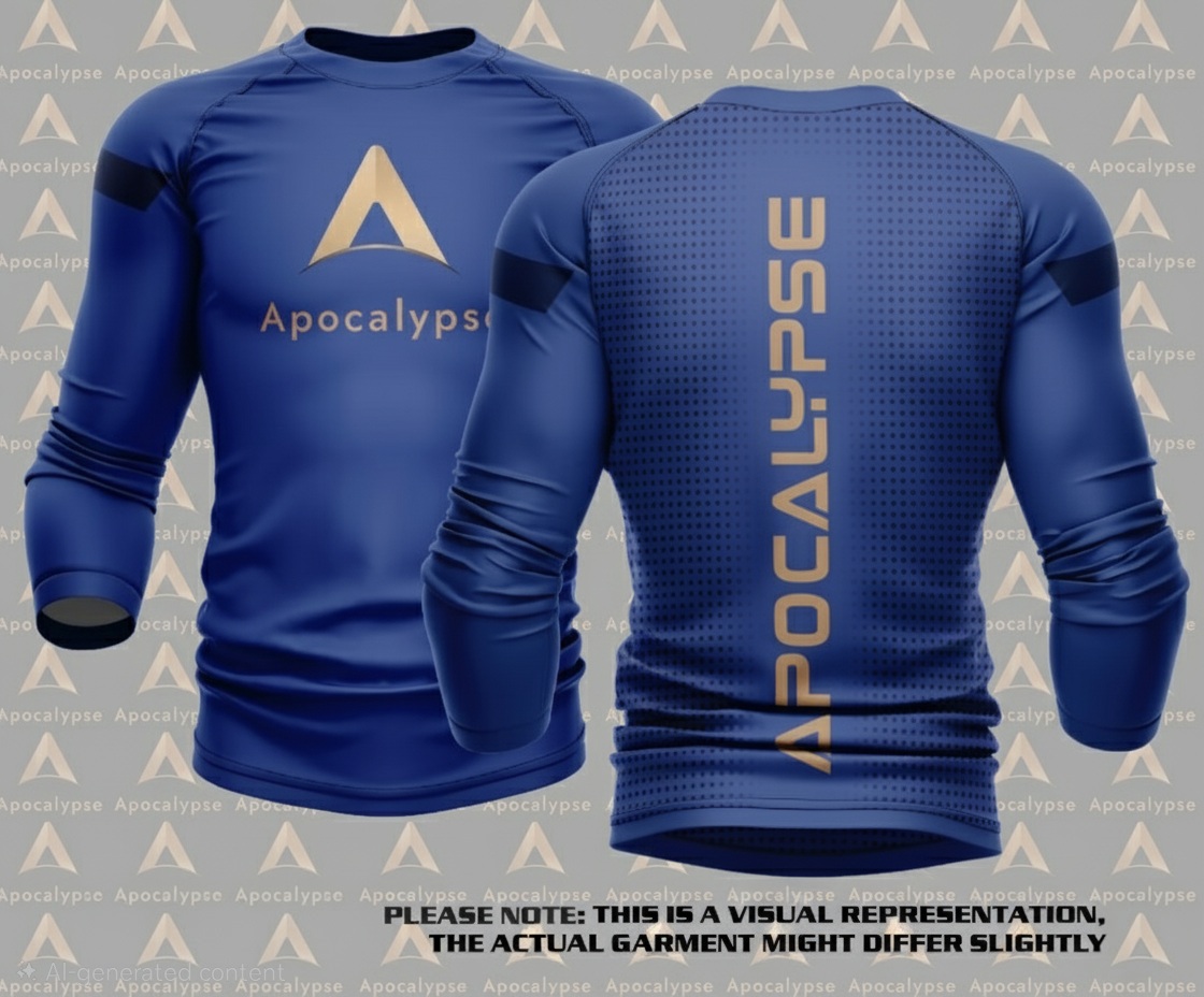 Blue Long sleeve rash guard