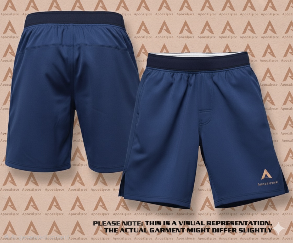 Blue MMA shorts