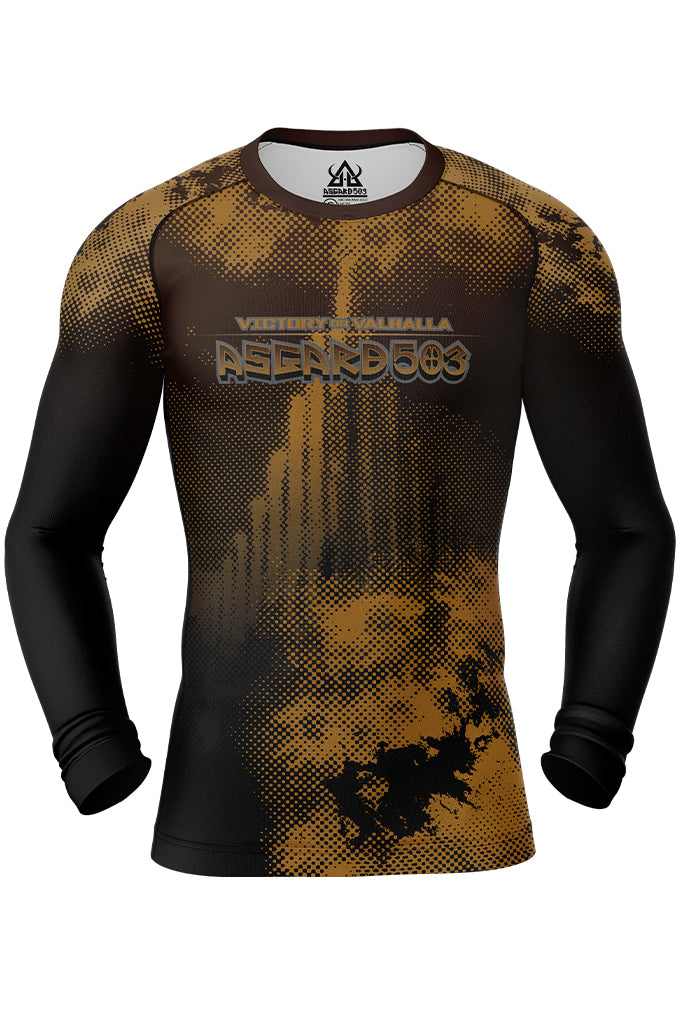 Ragnarok - Long Sleeve - Rash Guard - Brown