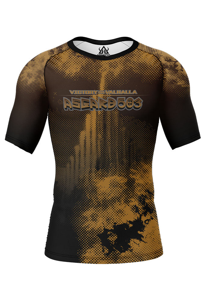 Ragnarok - Short Sleeve - Rash Guard - Brown