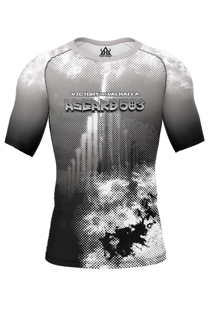 Rash guard - White - Ragnarok - Short Sleeve