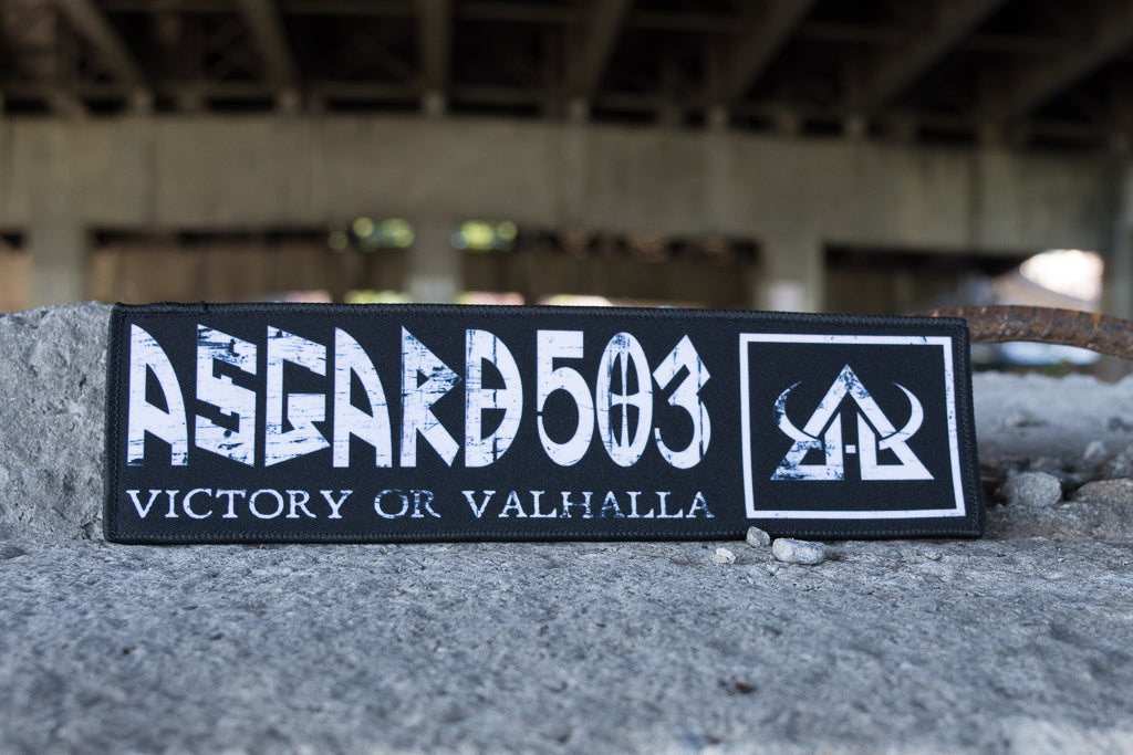 Victory or Valhalla - Asgard503 - Gi Patch - 10" x 3"