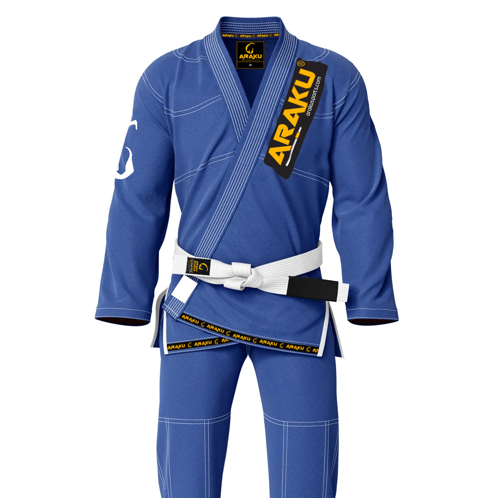 Araku Fighter Blue Brazilian Jiu Jitsu Bjj Gi