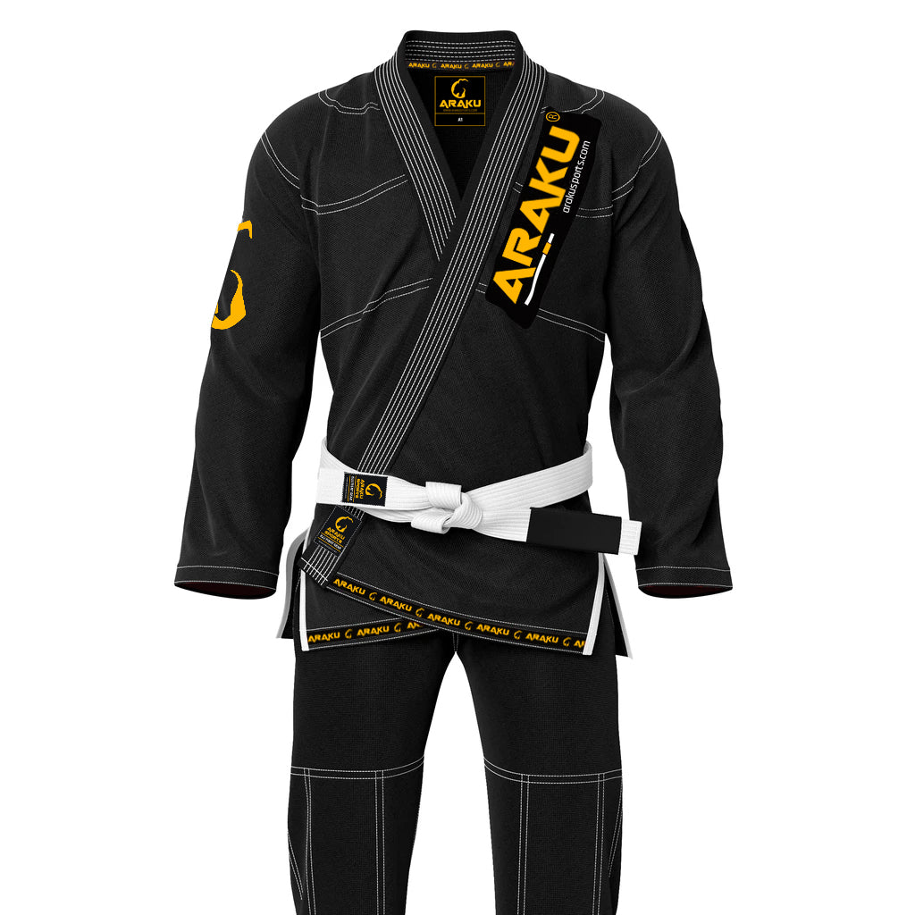 Araku Fighter Black Brazilian Jiu Jitsu Bjj Gi