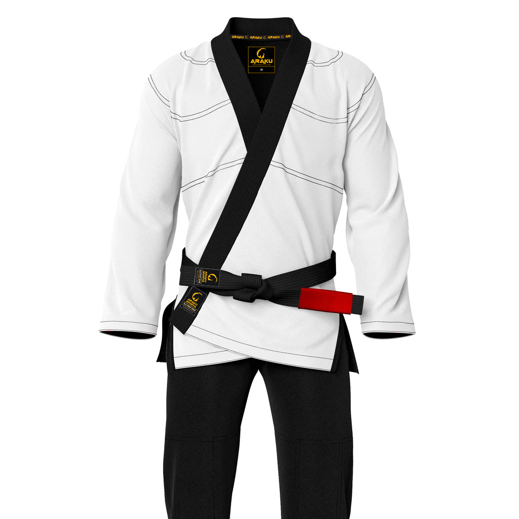Araku Panther White Brazilian Jiu Jitsu Bjj Gi