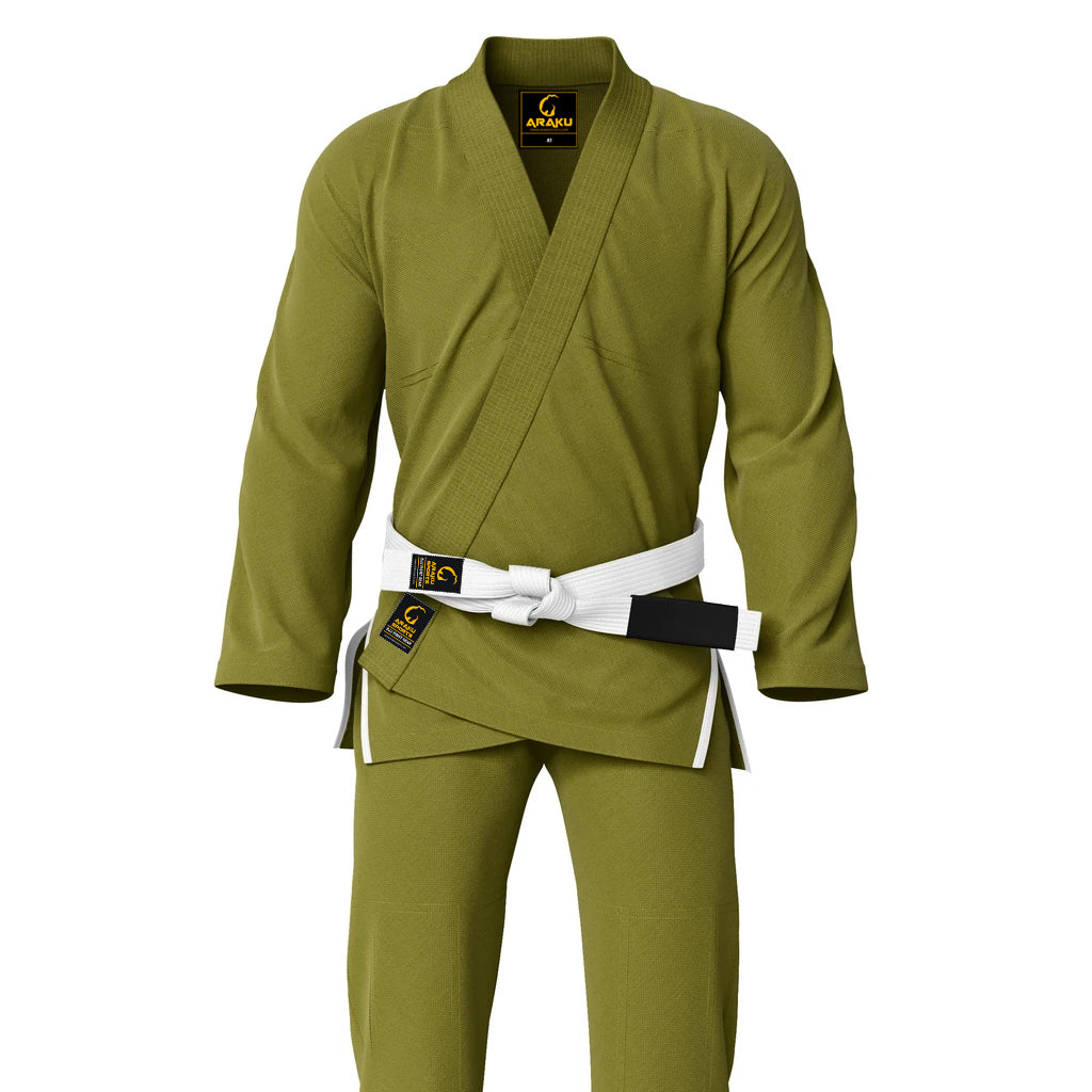 Araku Elite Army Green Brazilian Jiu Jitsu Gi Bjj Gi