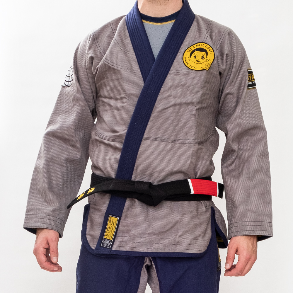 Let’s Roll Light II – Grey & Navy Jiu Jitsu Gi
