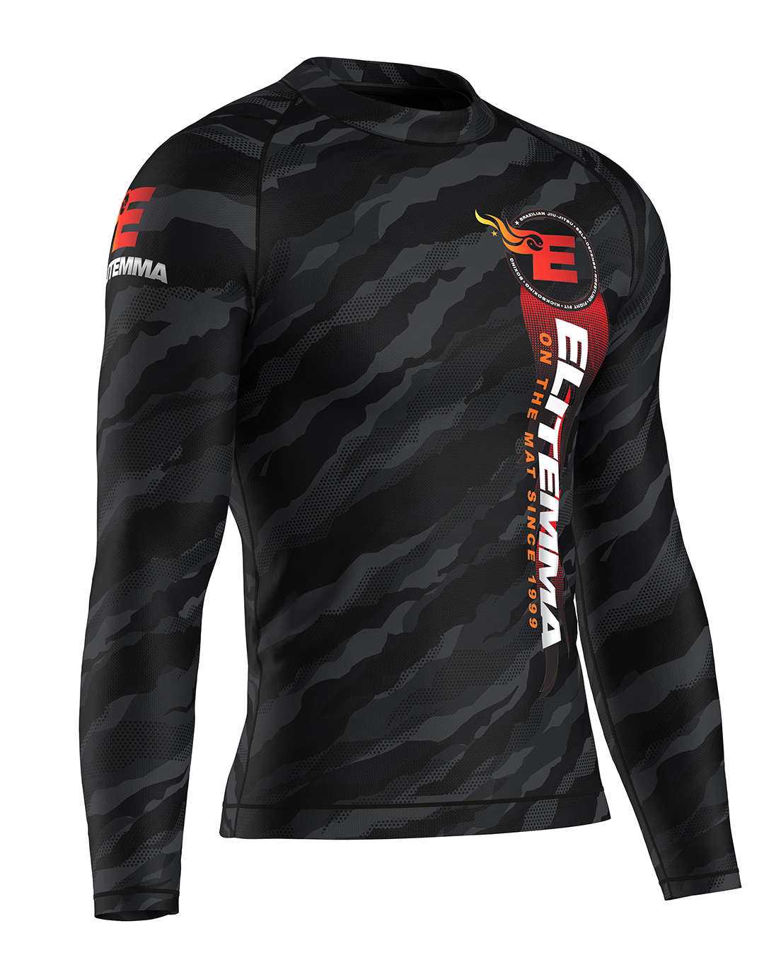 Elite MMA Camo Rash Guard - Long Sleeve