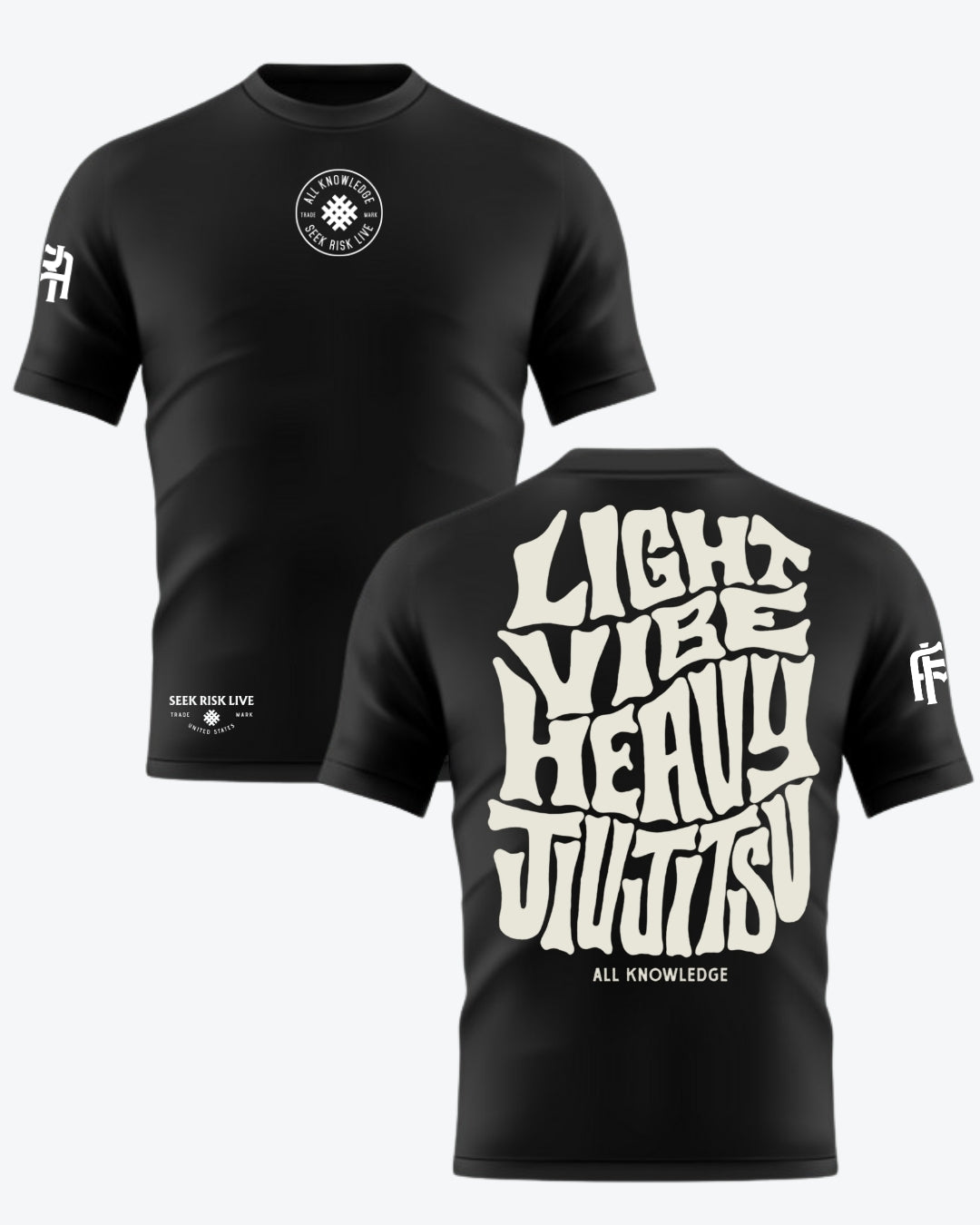 Light Vibe Heavy Jiu-JItsu | BJJ  Rashguard