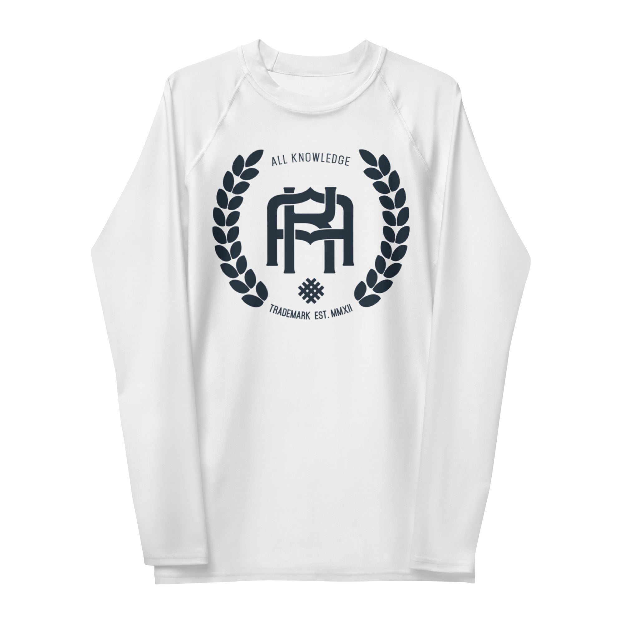 ALL Knowledge Wreath Jiu Jitsu Rashguard - Long Sleeve