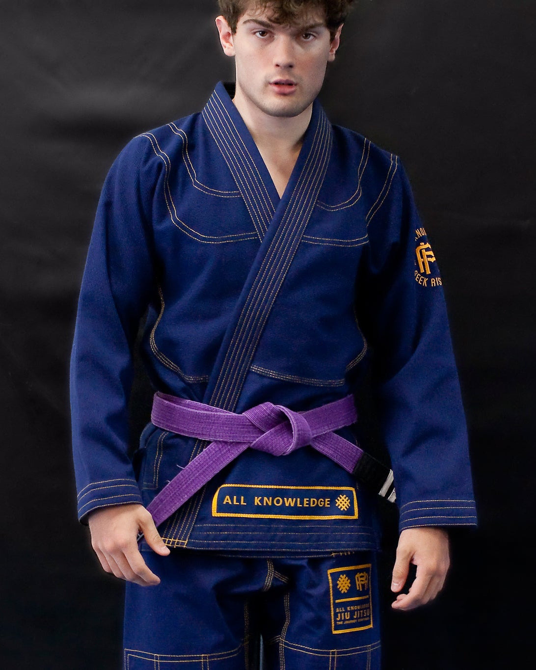 All Knowledge Classic Jiu Jitsu Gi Blue Color