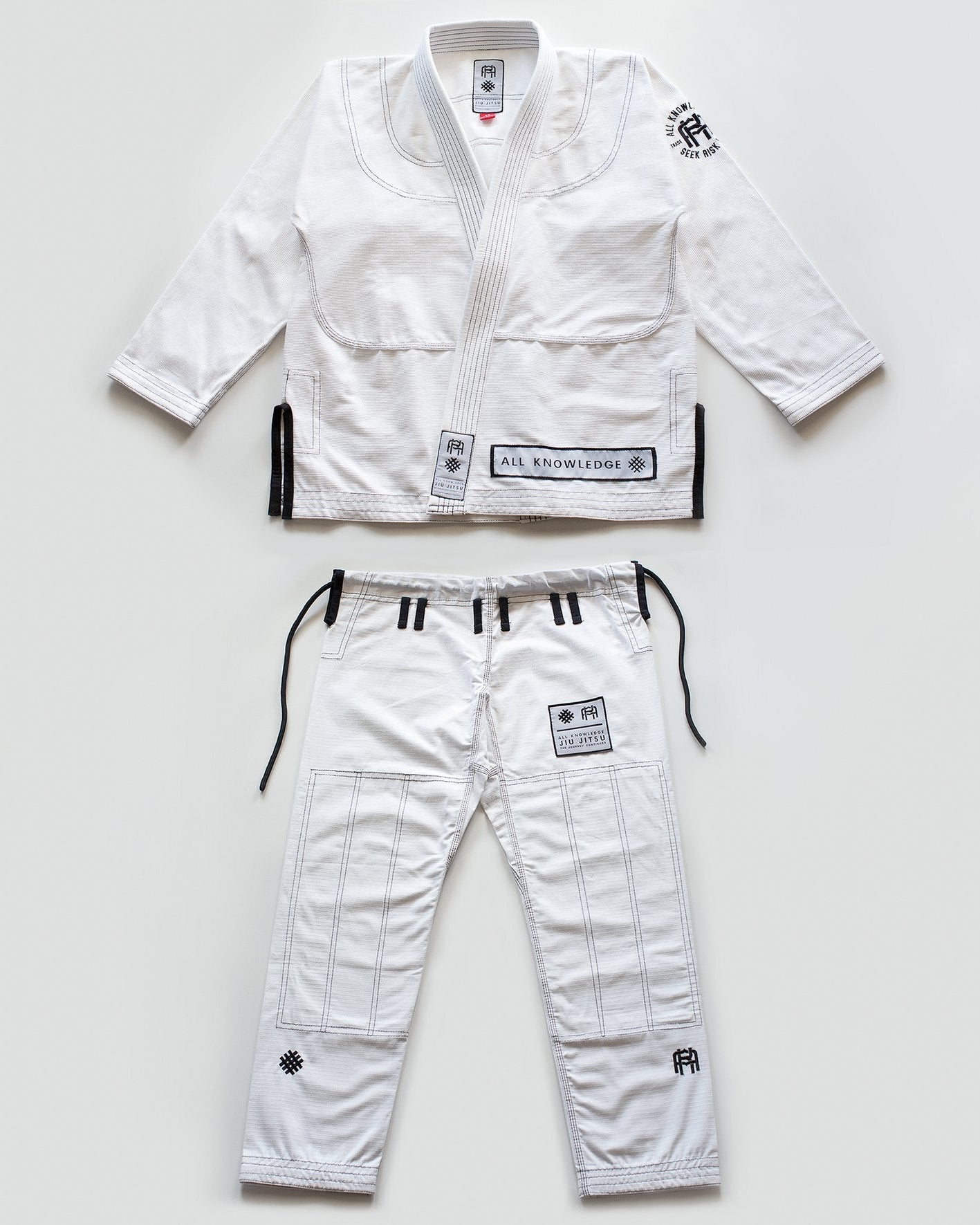 All Knowledge Classic Jiu Jitsu White Gi