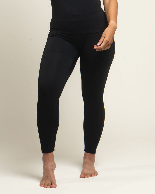 Limitless Women’s High Waisted Grappling Spat - Onyx