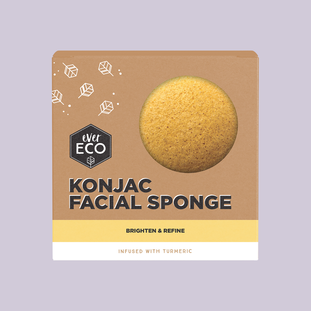 Ever Eco Konjac Sponge With Turmeric