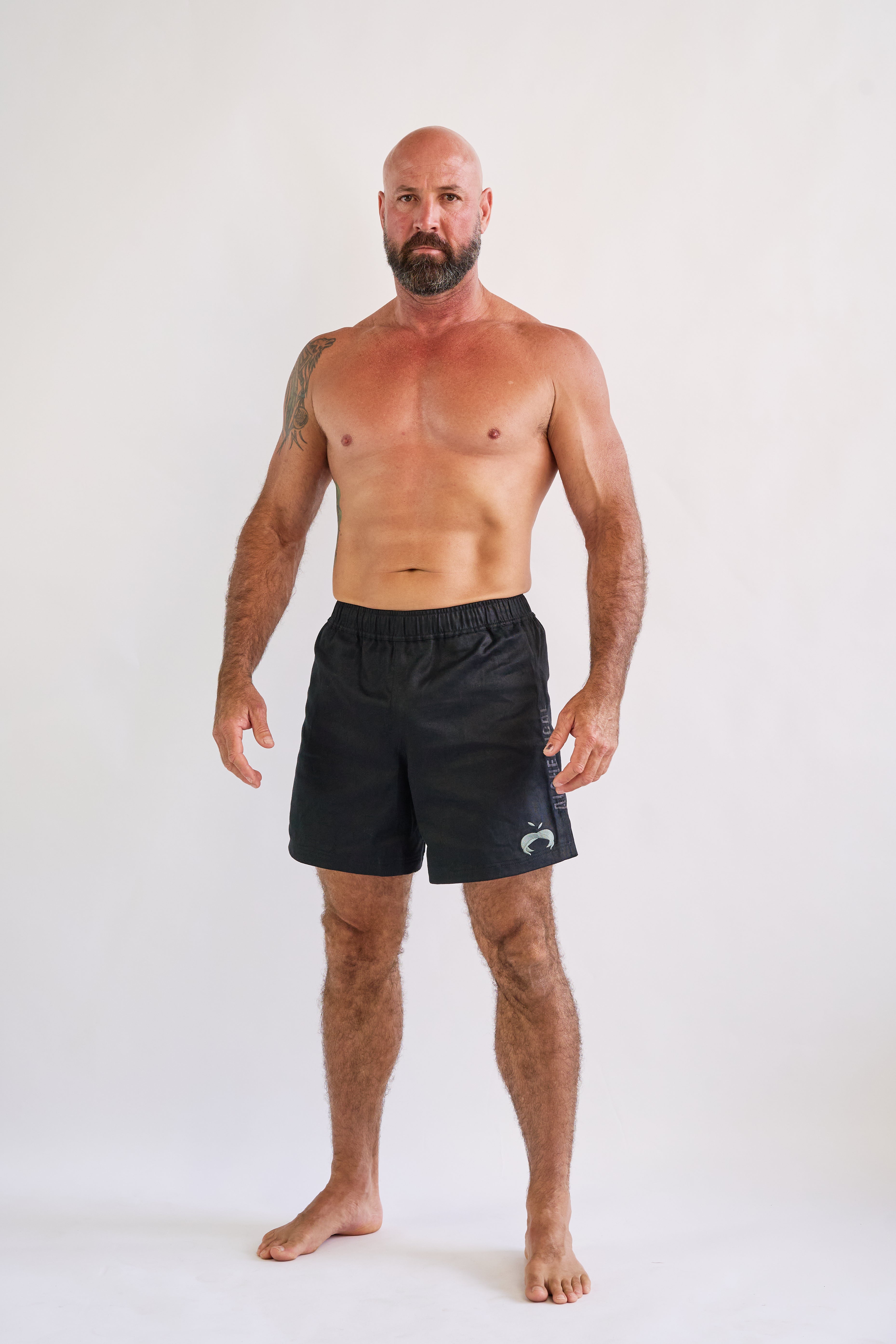 Grappling Shorts - Charcoal & Olive