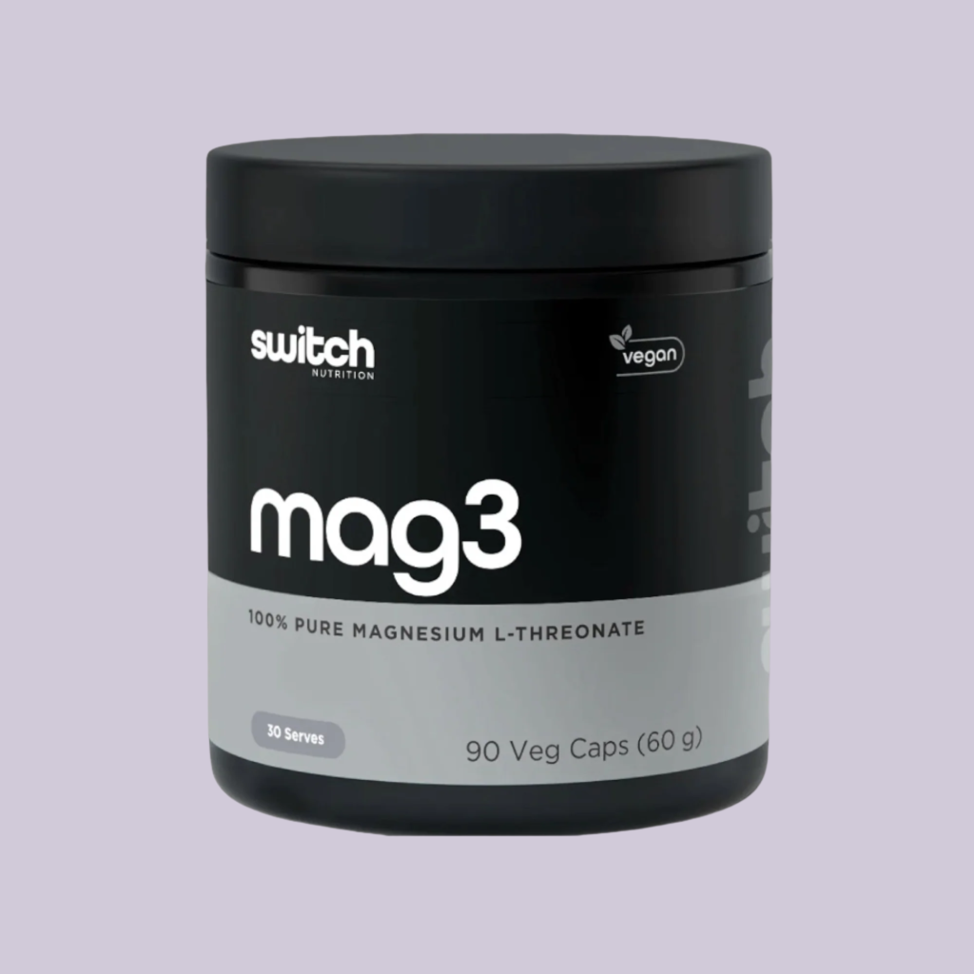 Switch Nutrition Mag3 - 100% Pure Magnesium L-Threonate
