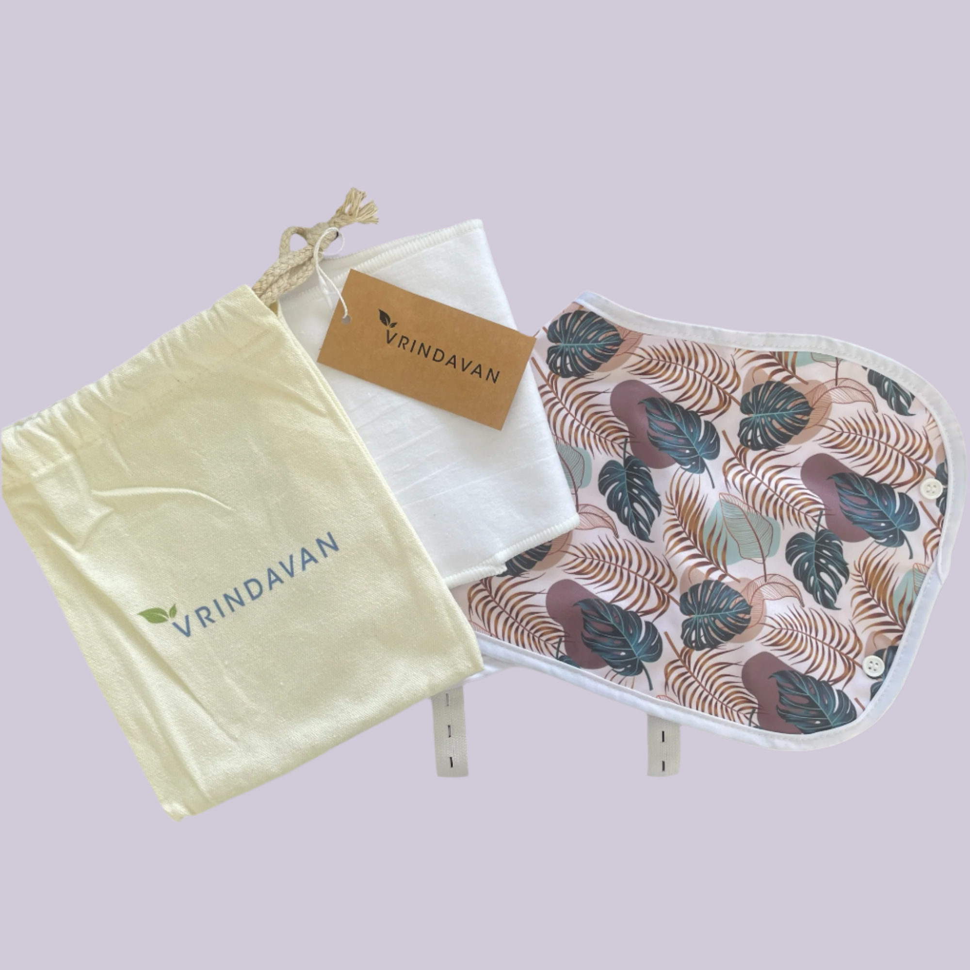 Vrindavan Castor Oil Liver & Reproductive Health Pack - 100% Organic Cotton