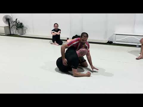 Backstep to Reverse half guard