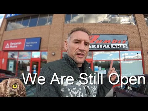 We are still open! - October 19th to November 16th Rumble Martial Arts Keswick Gym Update