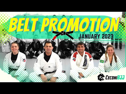 Ceconi BJJ Magnolia, TX. Belt Promotion, January 2023