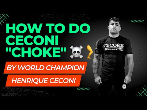 How to do Ceconi Choke by BJJ World Champion – Henrique Ceconi