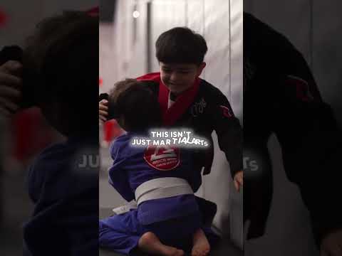 Our kids learn how to defend themselves confidently through Brazilian jiu jitsu.
