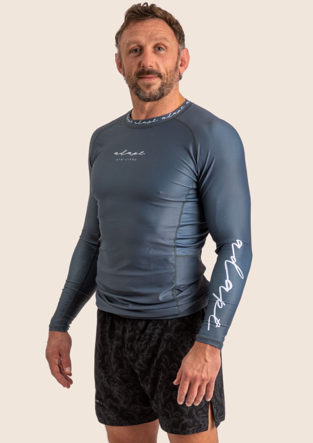 Men’s Long‑Sleeved Technical Rashguard - Blue