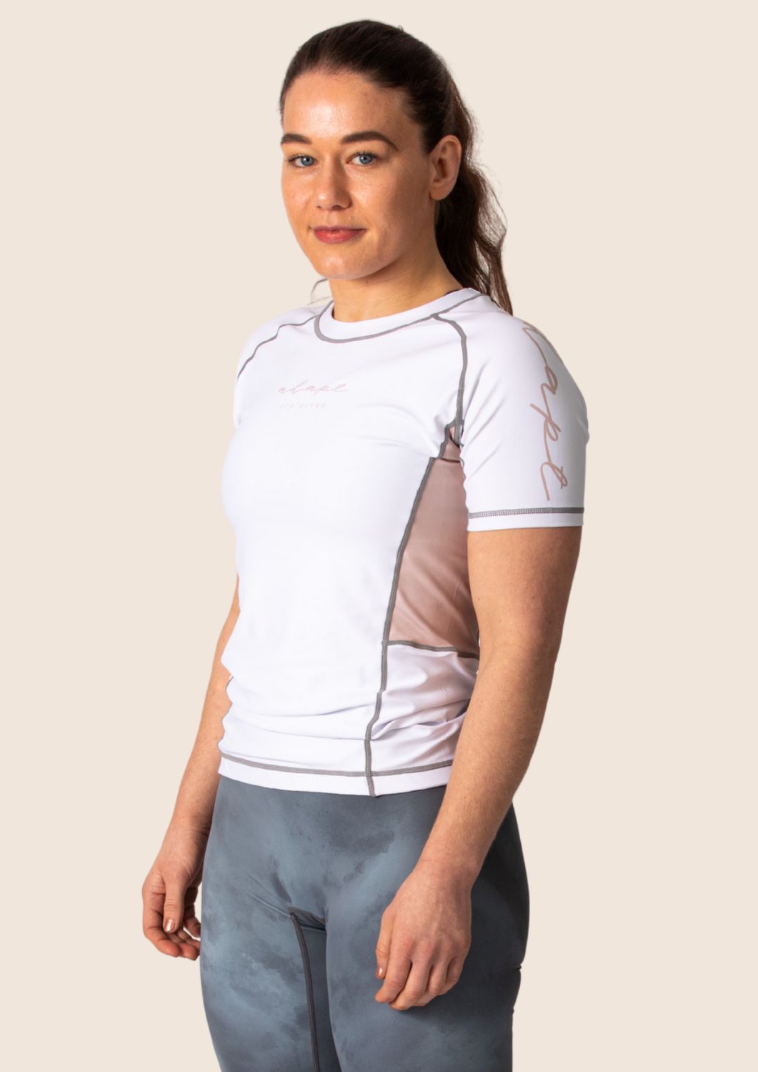 Women's Technical Rashguard - Snow Rose