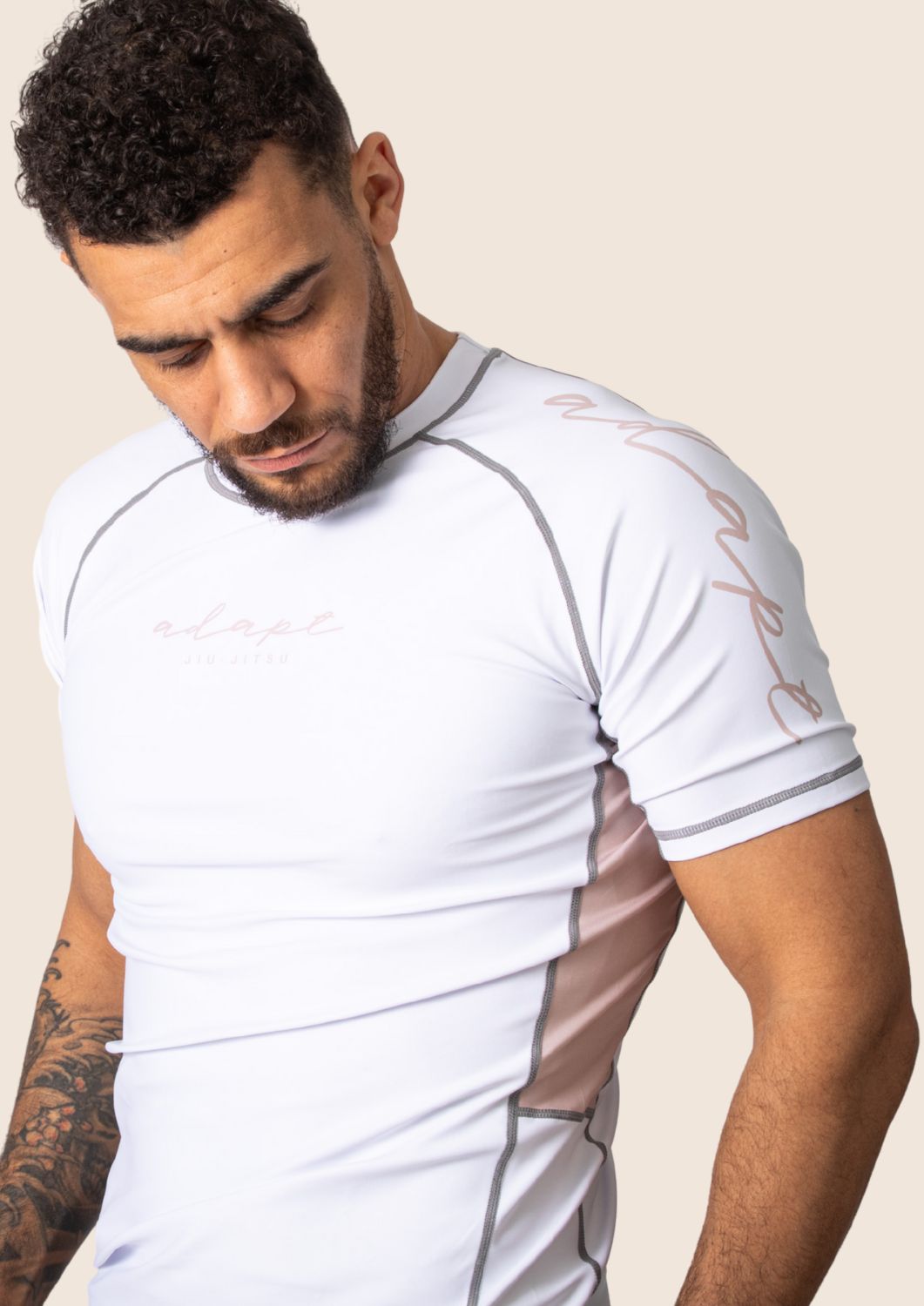 Men’s Technical Rashguard - Snow Rose