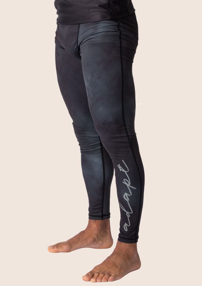 Men’s Compression Training Spats – Black Smoke