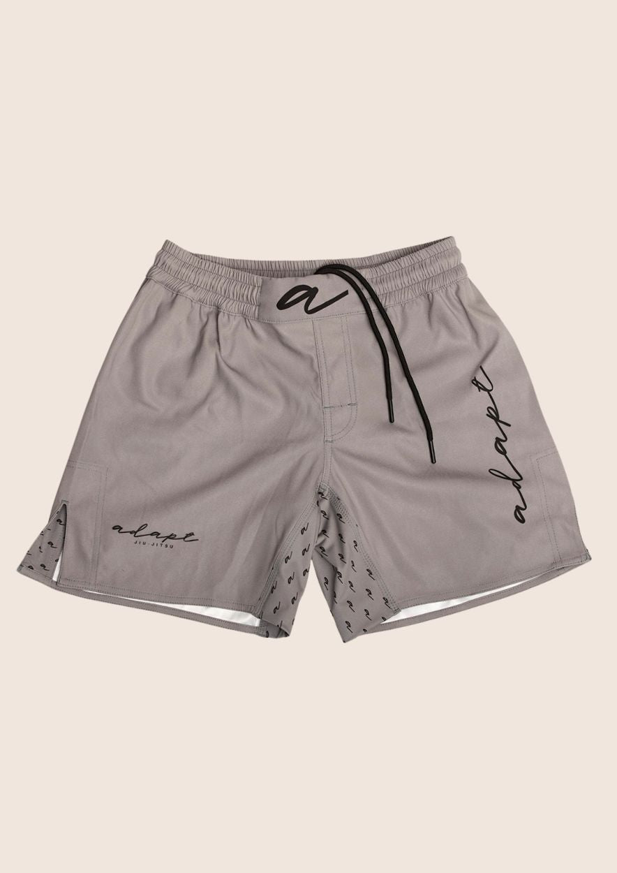 Unisex Jiu‑Jitsu Training Shorts – Grey