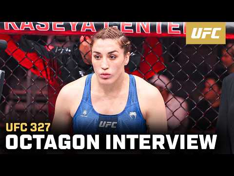 Tatiana Suarez Octagon Interview | UFC 327