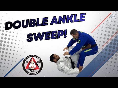 Kids BJJ Closed Guard to Double Ankle Sweep | 316 BJJ Kids Curriculum