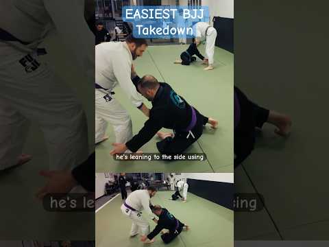 Easiest BJJ Takedown for Beginners #bjj #jiujitsu #grappling