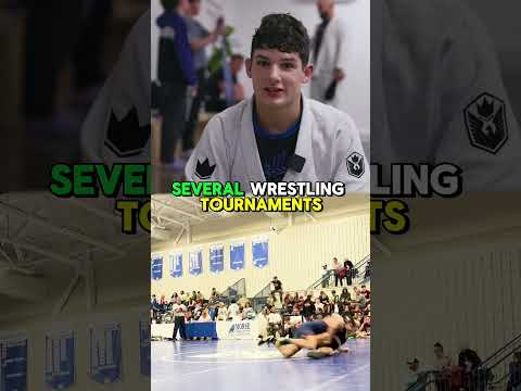 bjj kid WRESTLES?? #bjj #jiujitsu #grappling #shorts #competition
