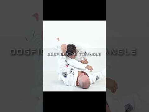 Half guard underhook to whizzer defense and Triangle Submission. Shown by Darin Shapiro Armada BJJ